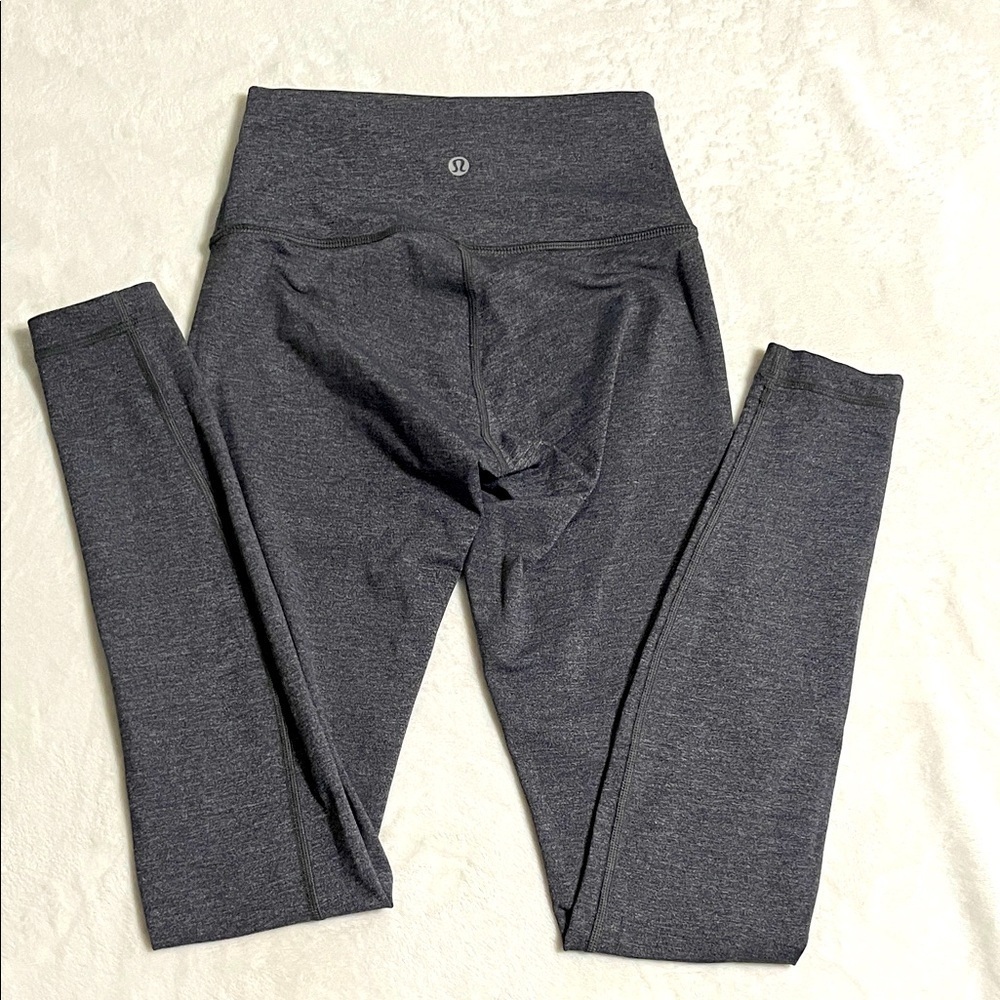 Lululemon Gray High-Waisted Leggings